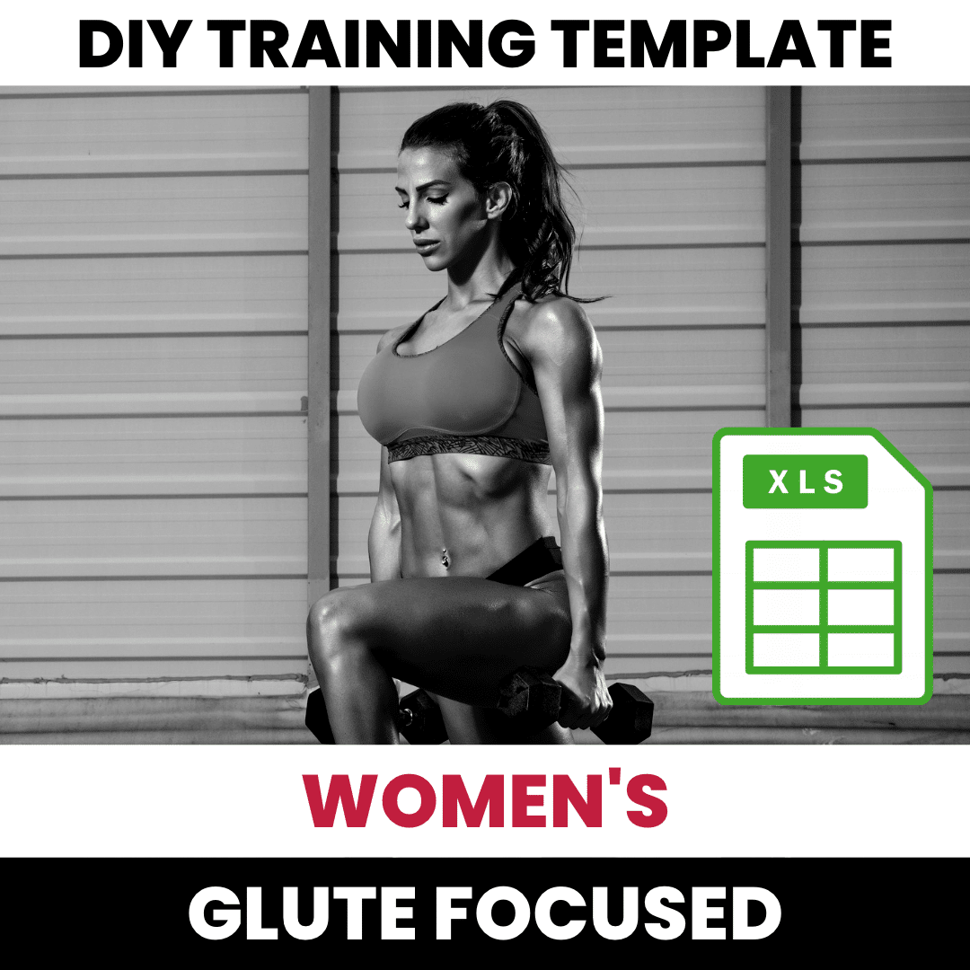 Women’s DIY Excel Template: Glute Focused – Upper / Lower Split